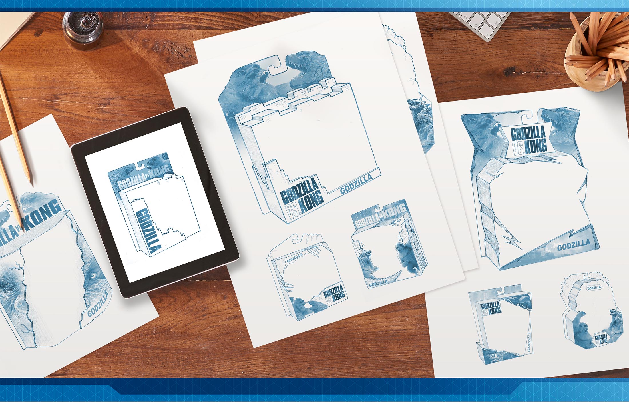 GxK Godzilla vs Kong Branding Packaging Solutions concepts
