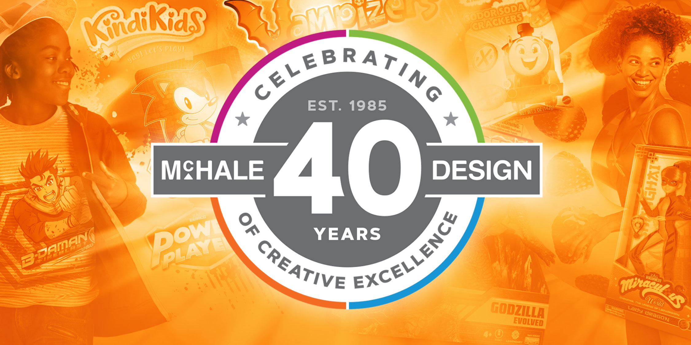 McHale Design 40 year anniversary emblem